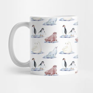 Arctic Animals Pattern Mug